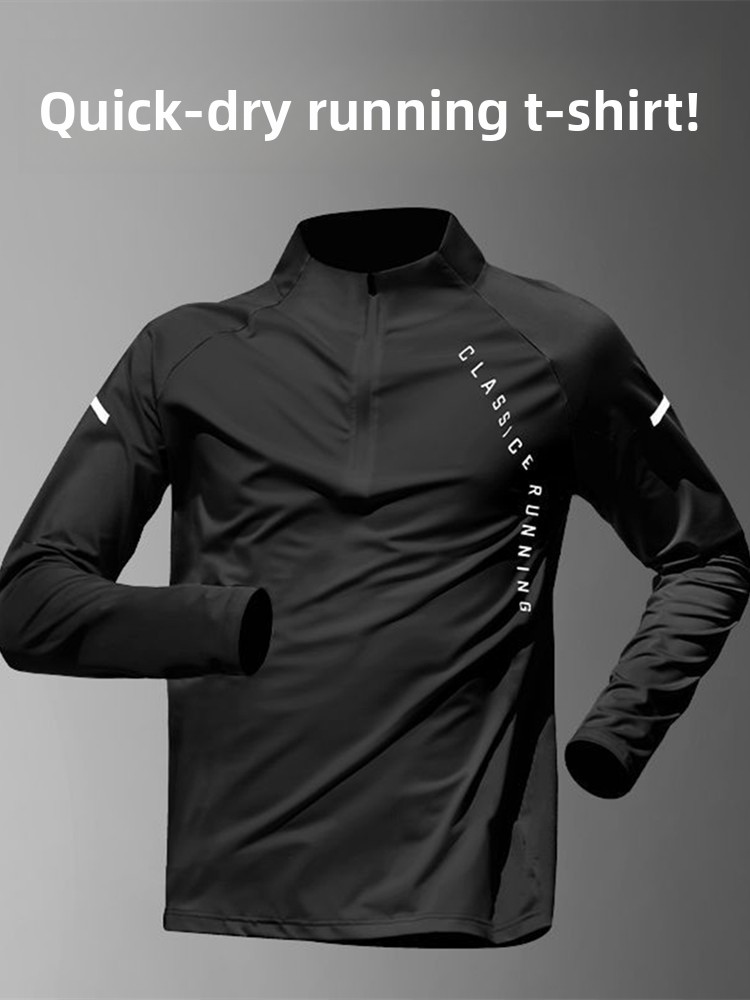 Running Gear Quick Dry - Мужская спортивная футболка с длинным рукавом