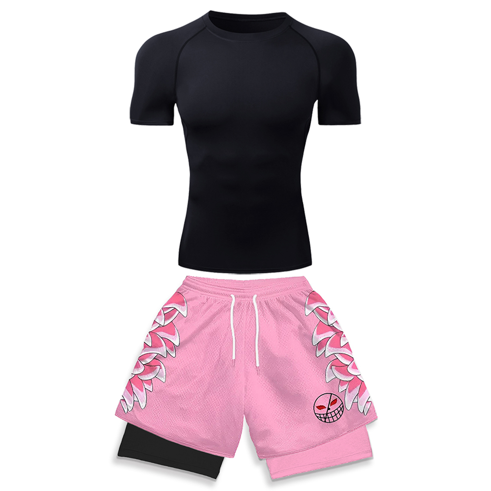 Running Gear For - Высокоэластичная спортивная одежда для мужчин: белая