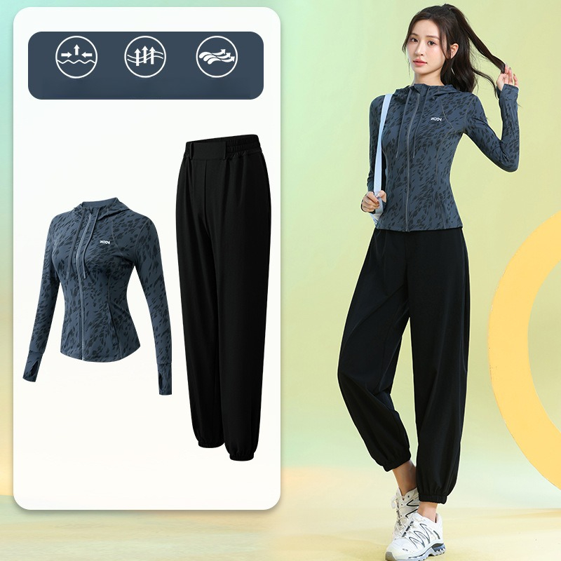 Running Gear Gym - Женский спортивный костюм для бега: худи