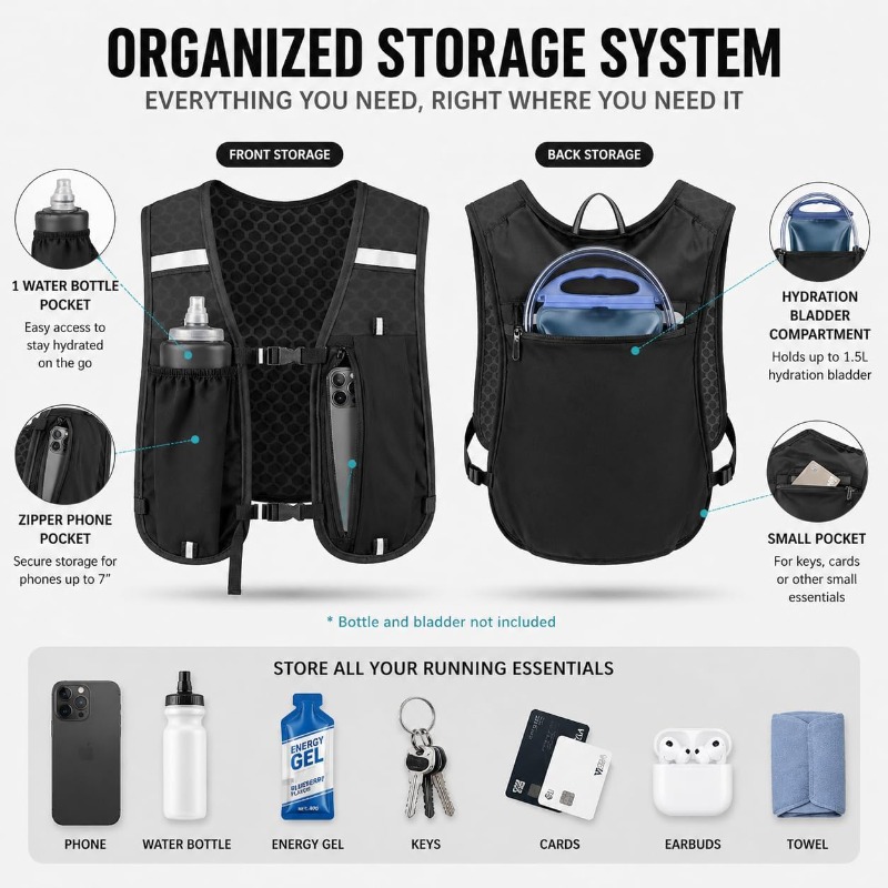 Светоотражающий легкий жилет д – обзор и цена Running Gear For Your Phone