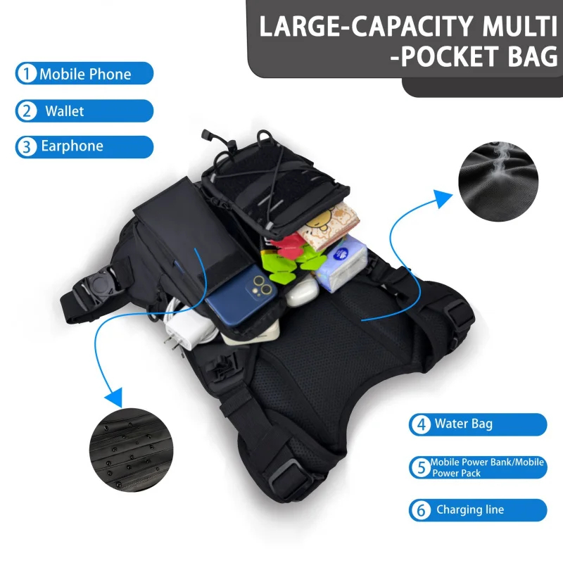 ​ Высококачественная тактическ – обзор и цена Reflective Running Gear Vest