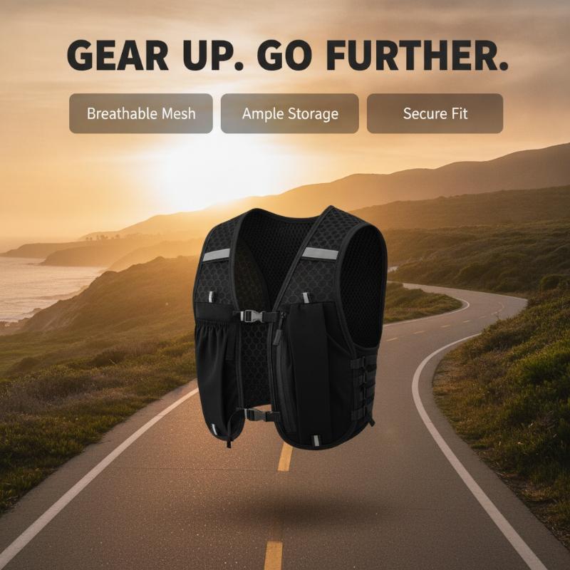 Новый беговой жилет унисекс, л – обзор и цена Reflective Running Gear Vest