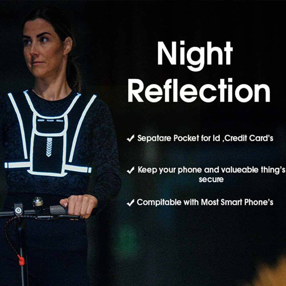 Держатель для телефона для бег – обзор и цена Reflective Running Gear Vest