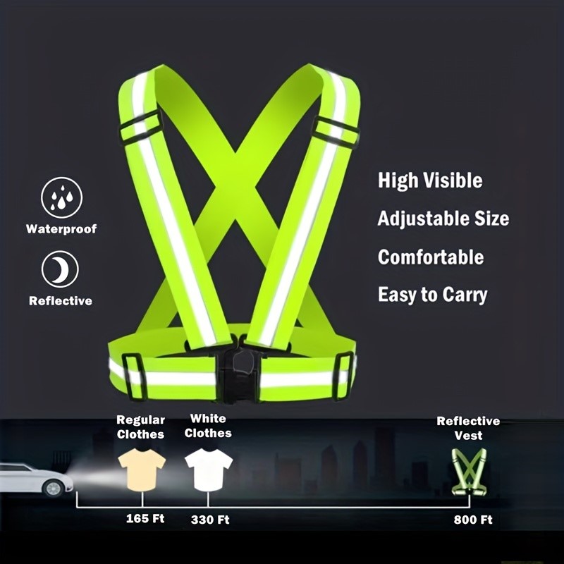 Светоотражающий защитный жилет – обзор и цена Reflective Running Gear Vest